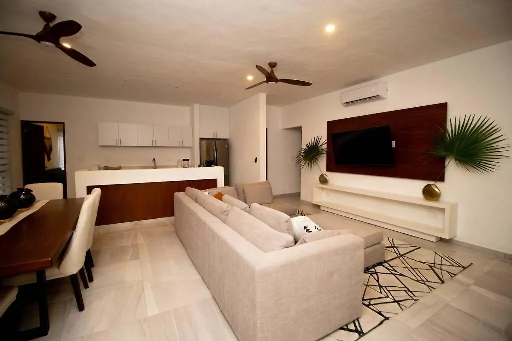 Villa Casa Kaan. Puerto Morelos Ferienhaus